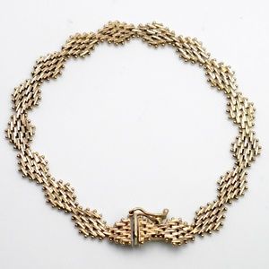 14k Gold Bracelet Imperial Riccio SOLID Yellow Gold
